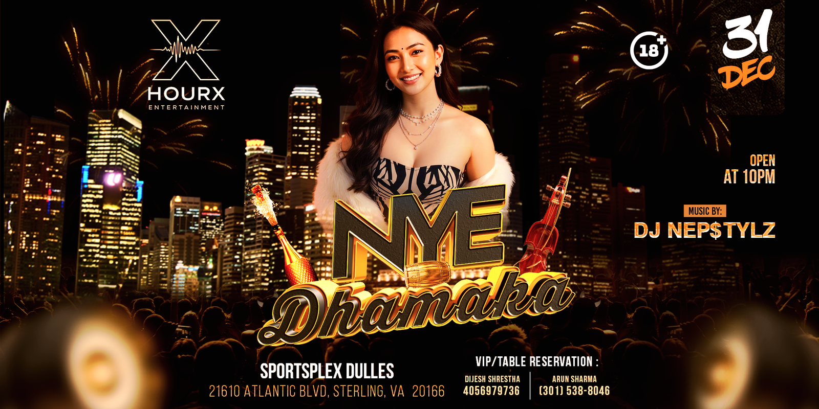 NEW YEAR’S EVE DHAMAKA NIGHT 2026
